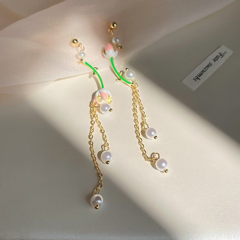 Women's Colorful Flower Summer Contrast Fresh Simple Rings