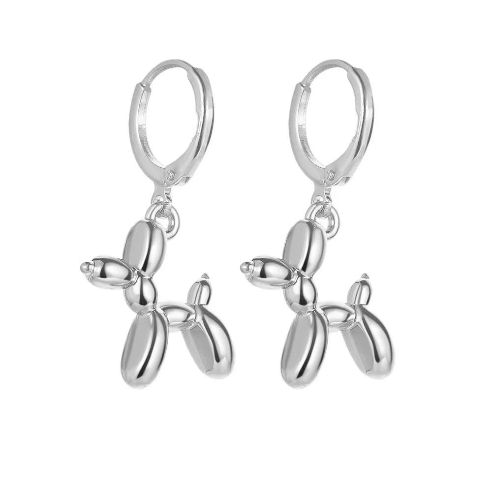 Personalized Creative Balloon Dog Popular Unisex Golden Ear Buckle