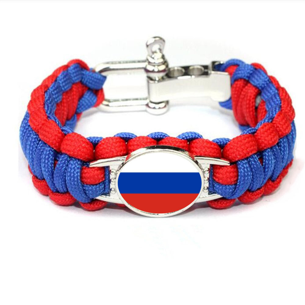 Italy World Cup National Flag Parachute Bracelets