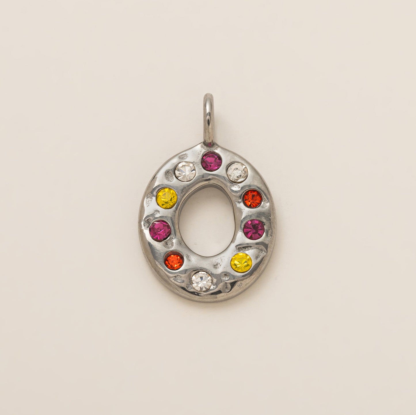 Stainless Steel Jeweled Furnace Vacuum Electroplating Necklaces