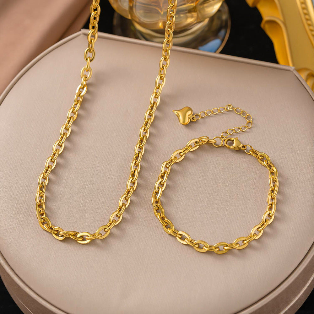 Women's Titanium Steel Clavicle Chain Simple Fashion Necklace