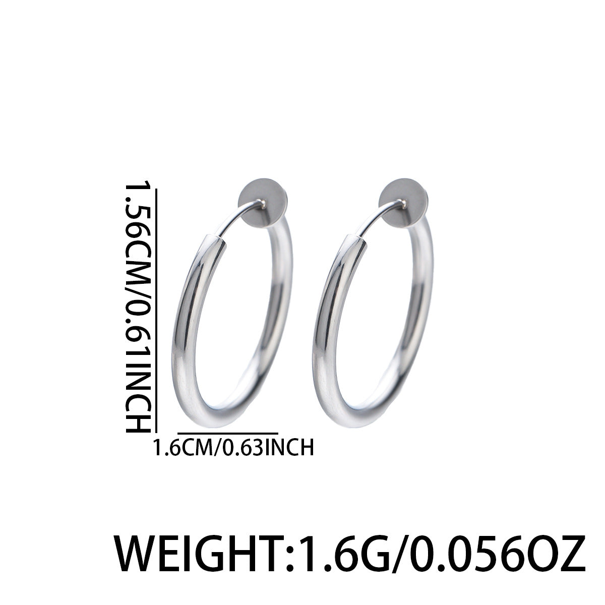 Men's Ear Clip No Pierced Personalized Trendy Single Simple Rings