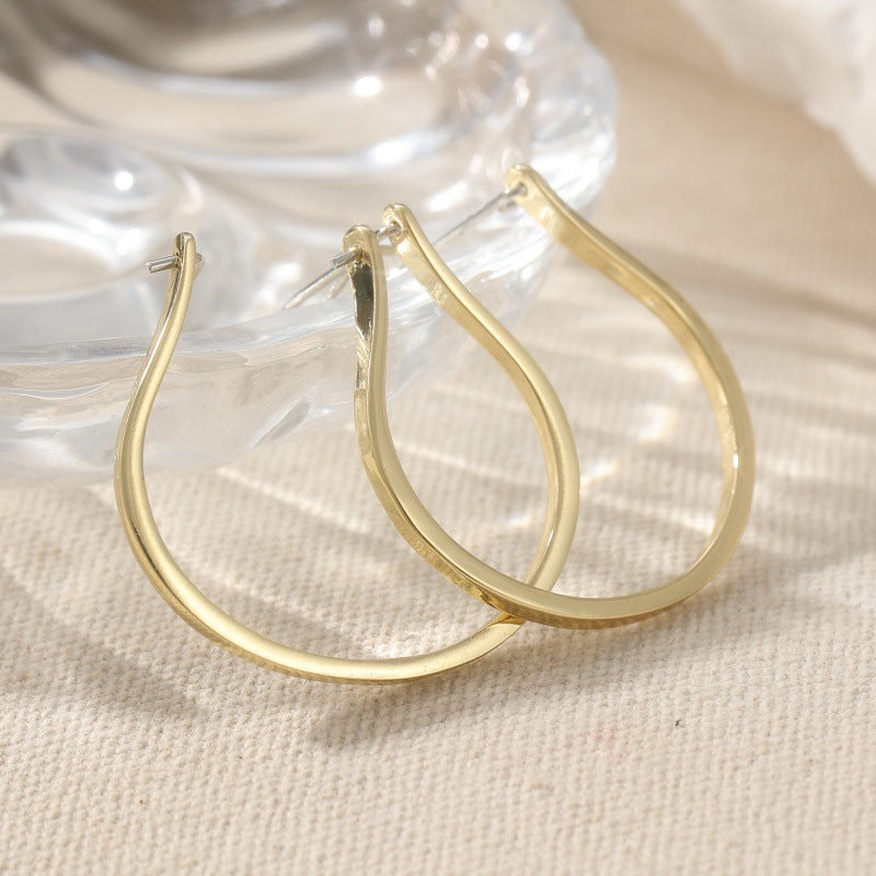 Vintage Bronze Big Ear Copper Simple Rings