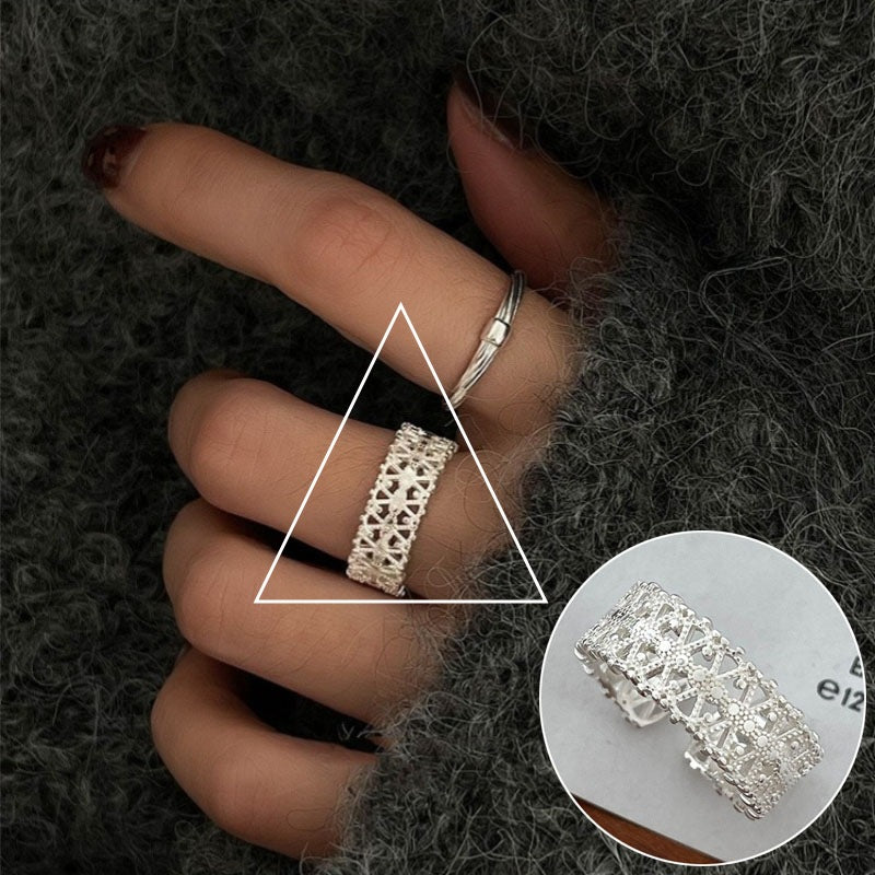 Women's Style Temperament Water Drop Retro Stylish Rings