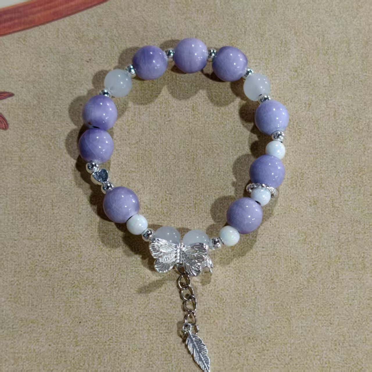 Artistic Handmade Ceramic Single Circle Ethnic Bracelet