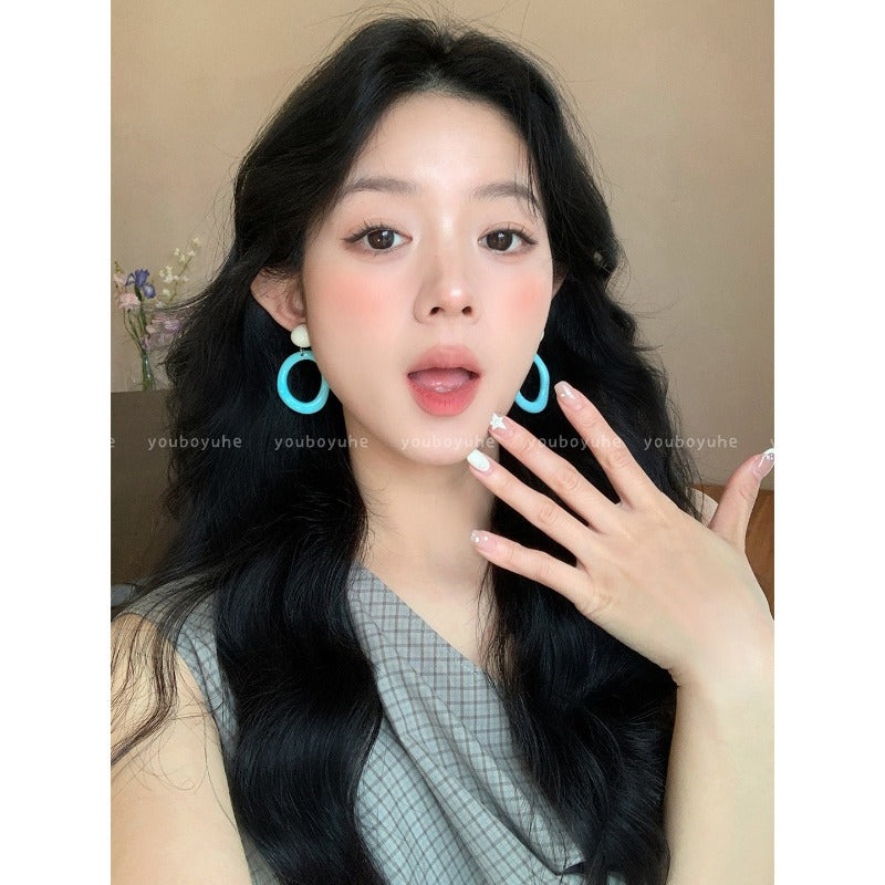 Dopamine Color Style Female Design Seaside Vacation Earrings