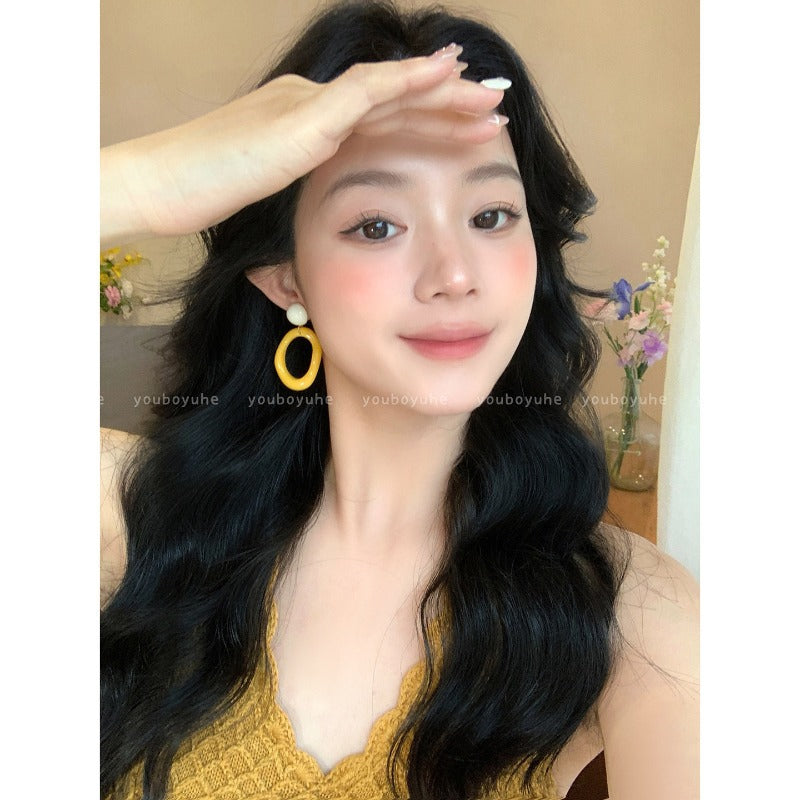 Dopamine Color Style Female Design Seaside Vacation Earrings