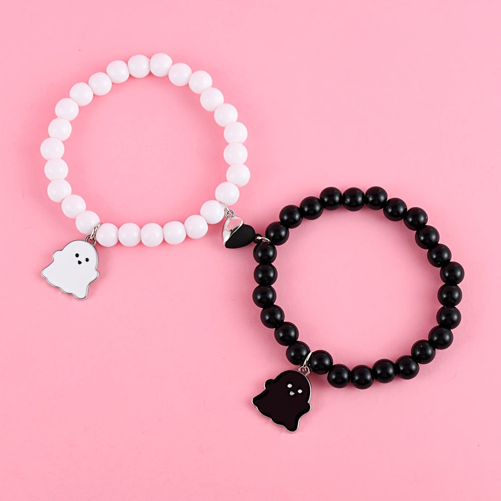 Love Magnet Suction Couple Personalized Niche Design Bracelet