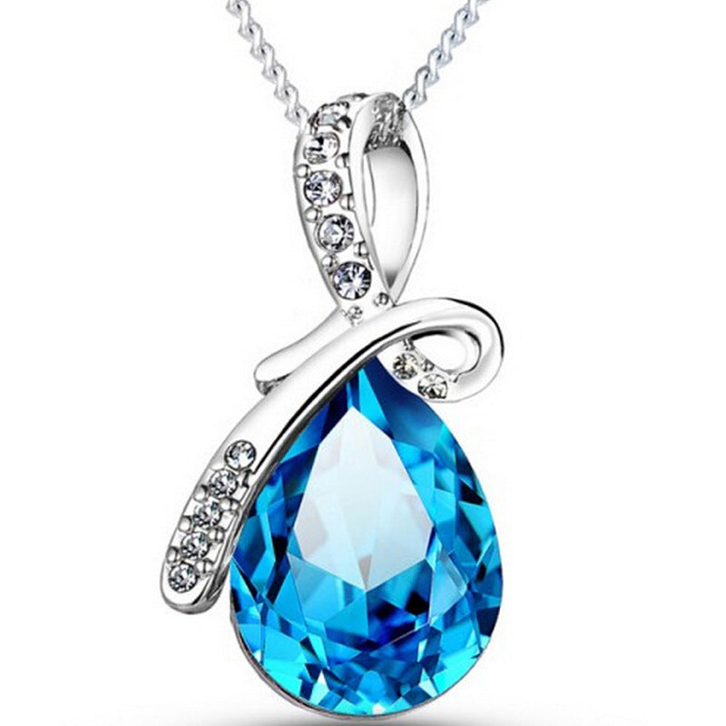 Clavicle Chain Angels Cry Water Drop Exquisite Necklace