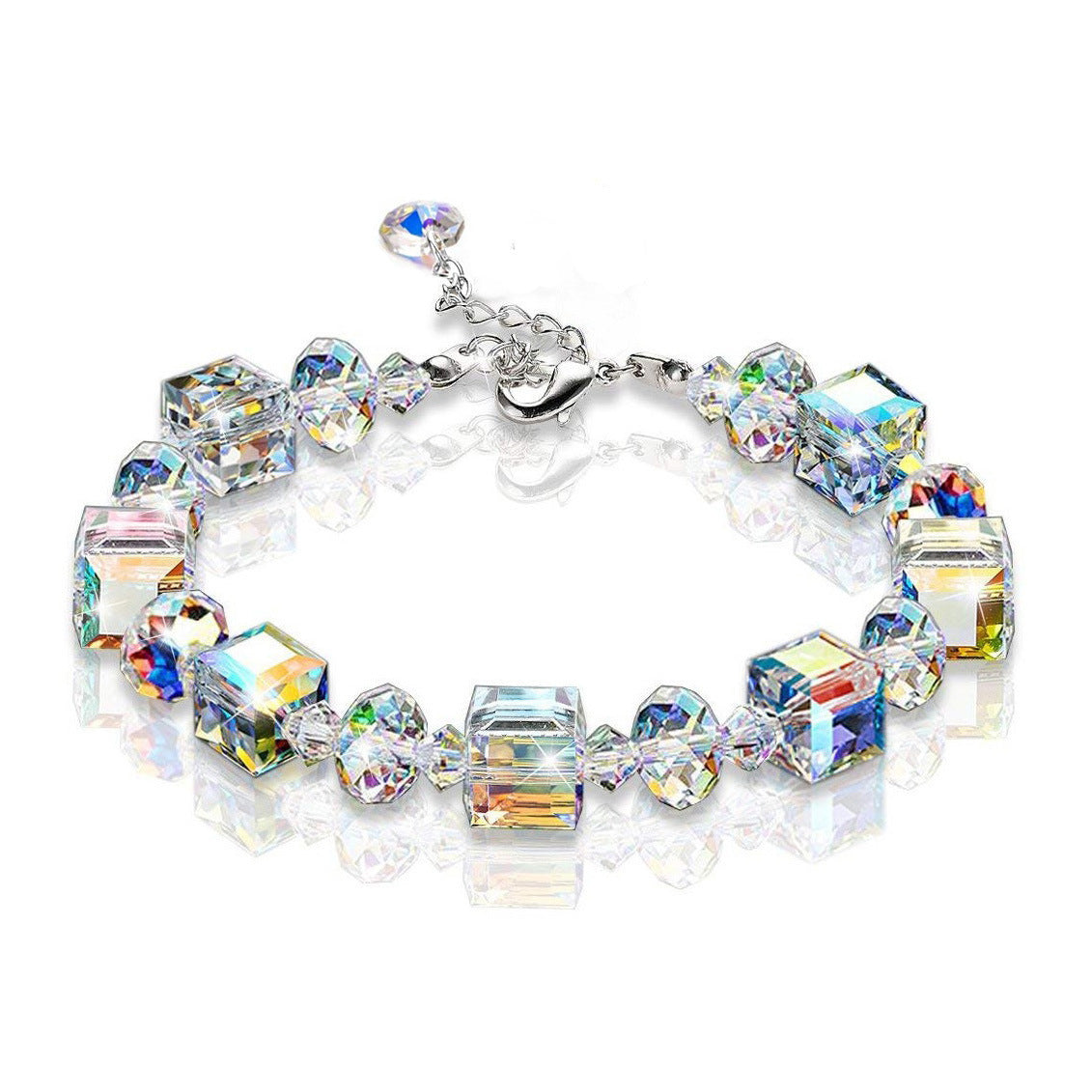 Crystal Stone Shining Color Exquisite Shiny Bracelets