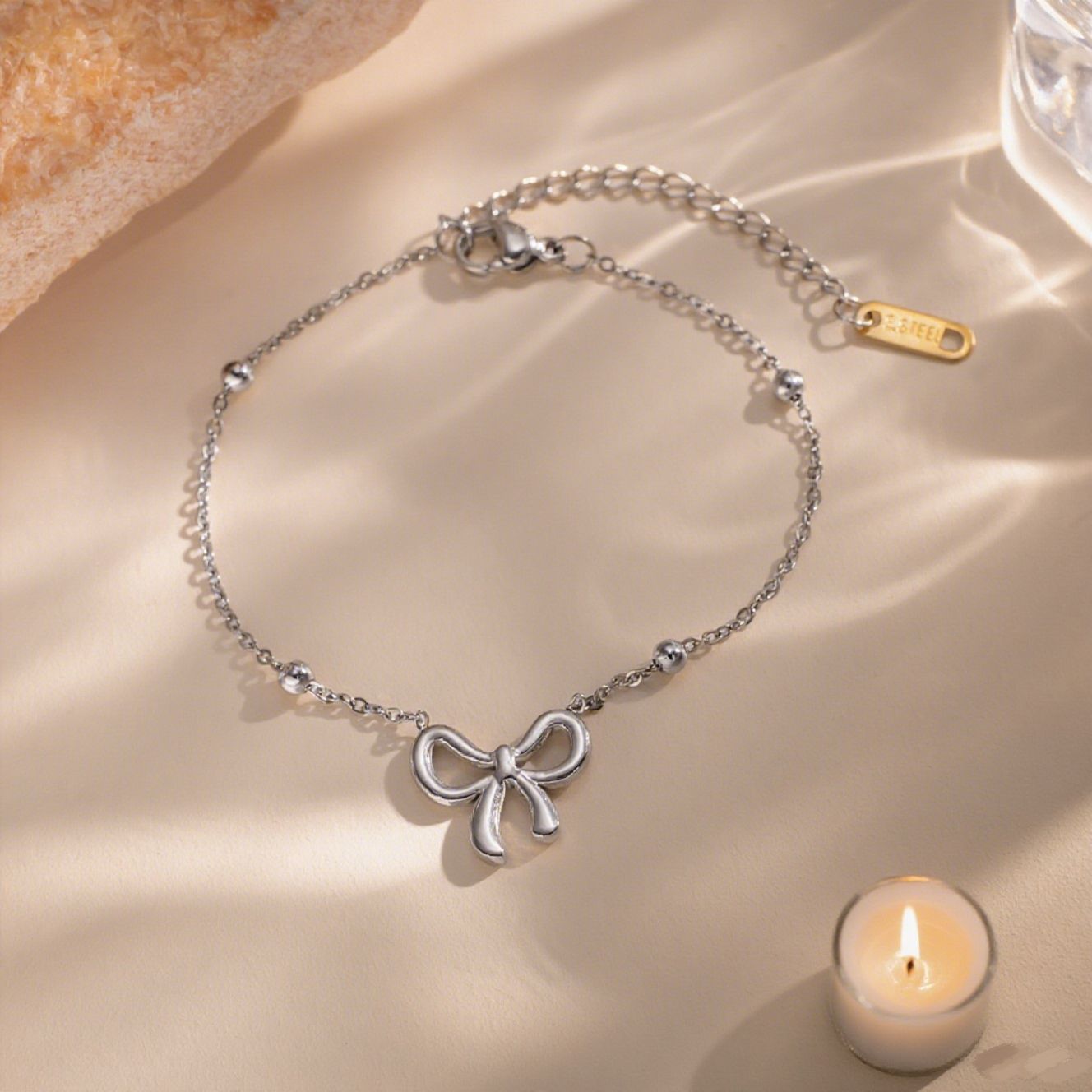 Women's Commuter Titanium Steel Light Luxury Couple Bracelets