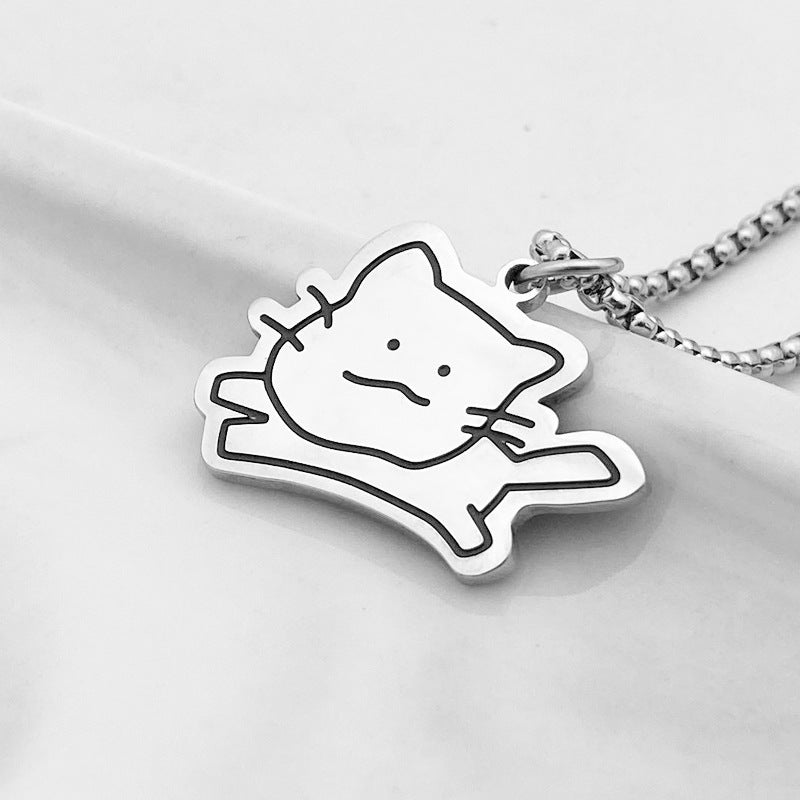 Kitten Puppy Cute Trendy Couple Girlfriends Pendants