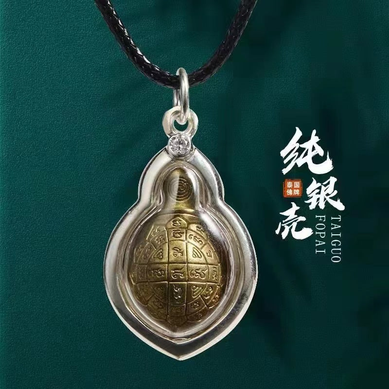 Thai Amulets Turtle Shell Dragon Woman Pendants