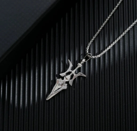Men's Hop Trendy Cool Letter Korean Style Sweater Chain Necklace