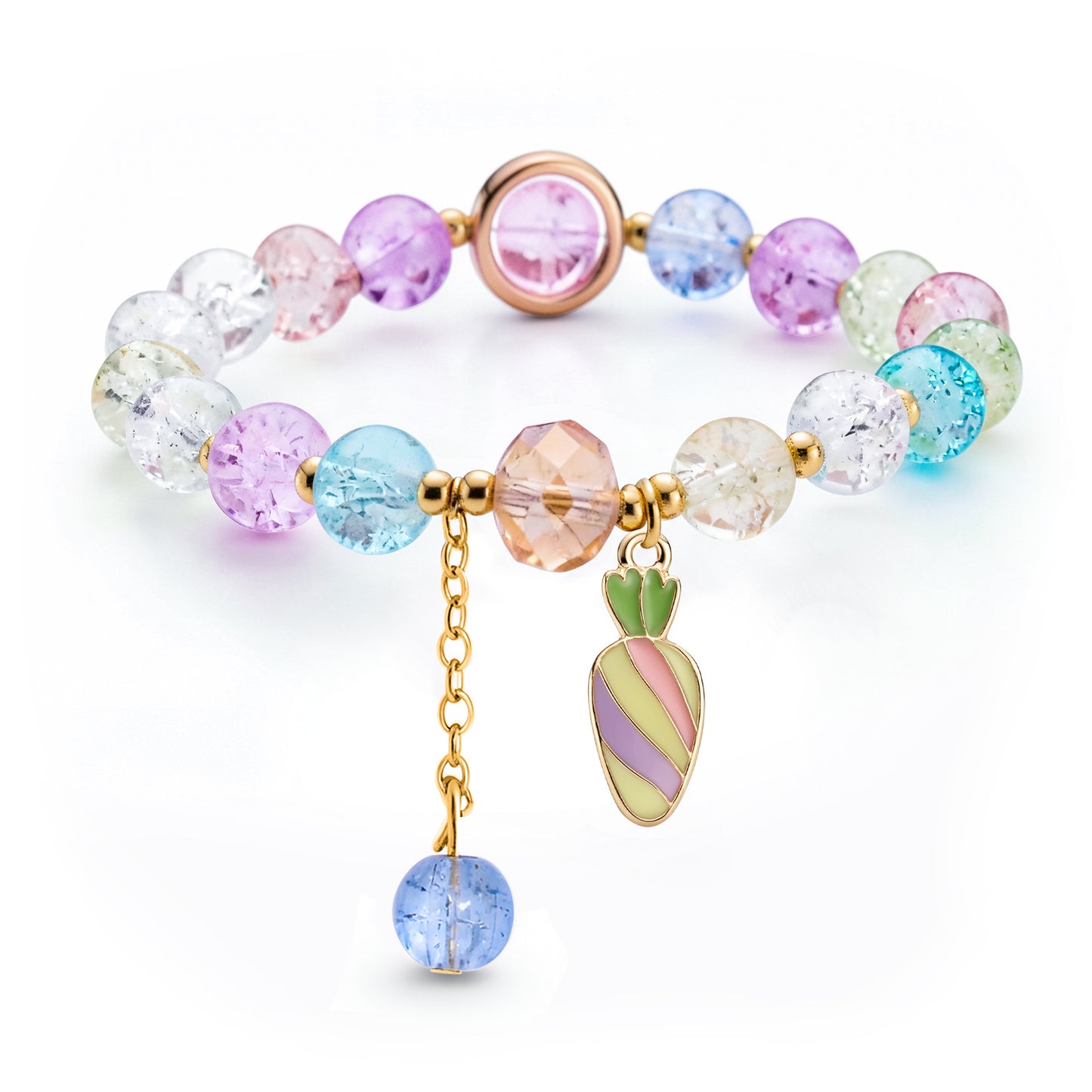 Children's Little Korean Style Sister Crystal String Bracelet