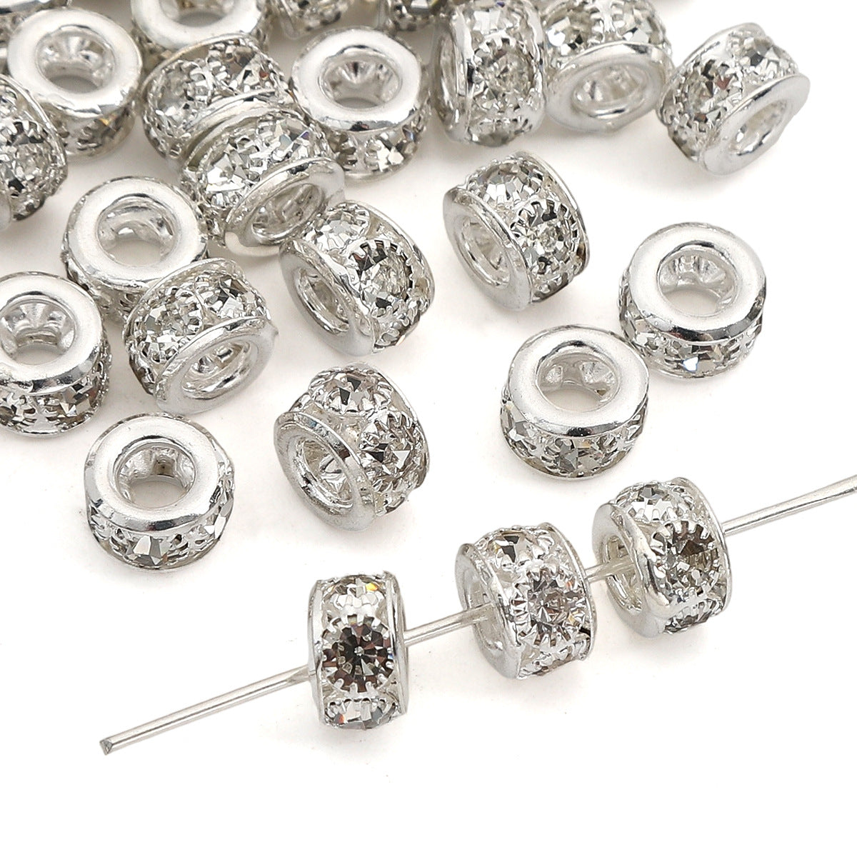 Versatile Hoop Floral Ball Separator Beads Jewelry Accessories