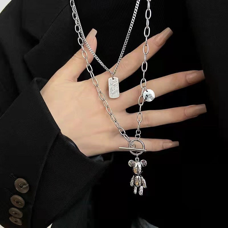 Women's Beads Bow Sweet Elegance Summer Fresh Niche Clavicle Necklaces