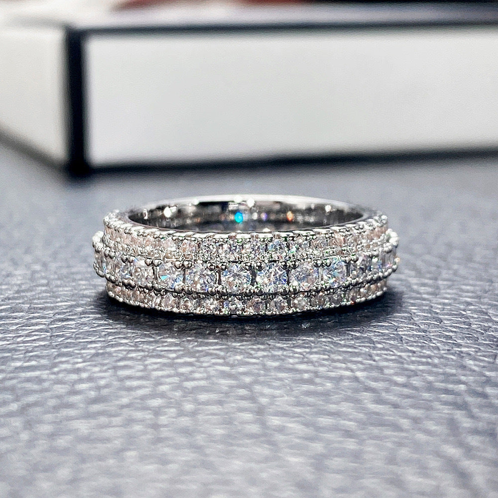Women's & Men's Luxury Gang Drill Wedding Diamond Personalized Proposal Bracelets