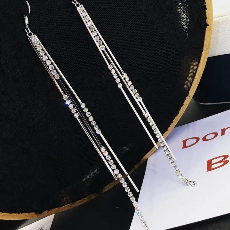 Women's Super Long Snake Bone Chain Korean Style Light Luxury Personalized Rings
