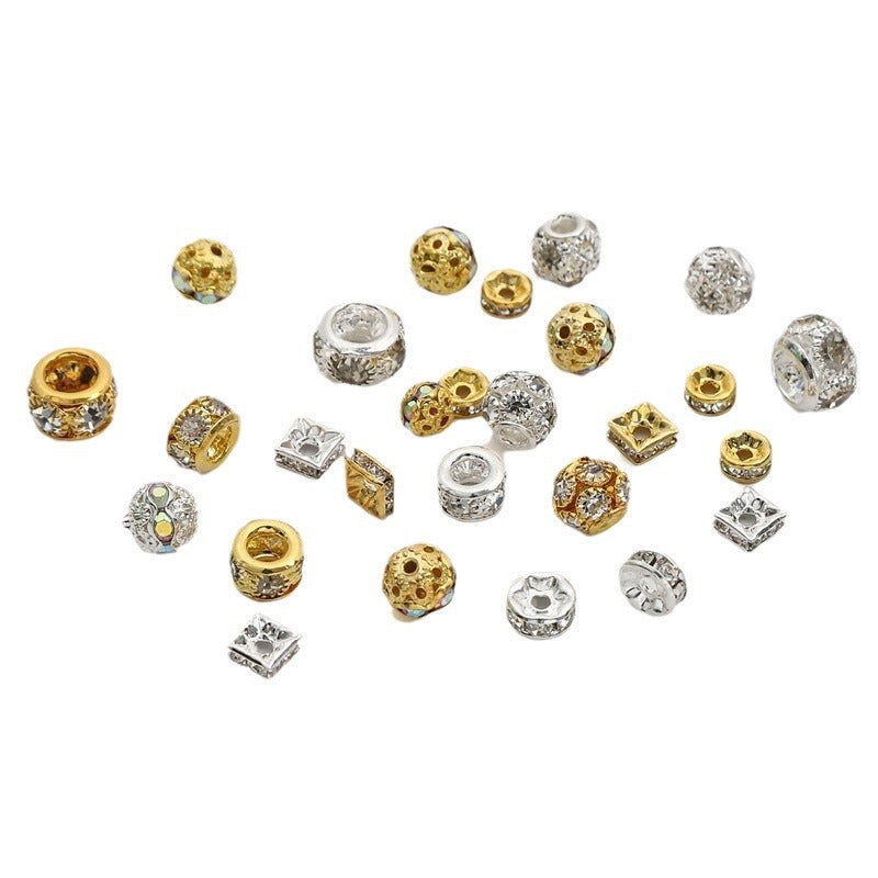 Versatile Hoop Floral Ball Separator Beads Jewelry Accessories