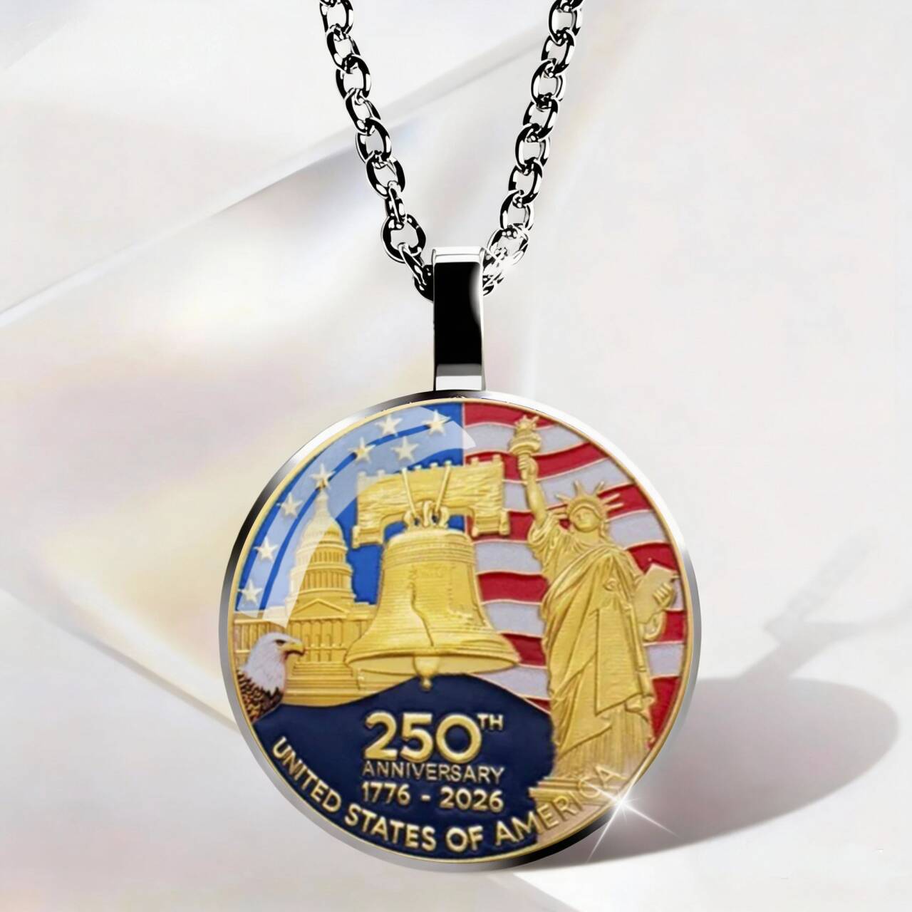 Exquisite Retro Weekly Design Time Stone Necklaces