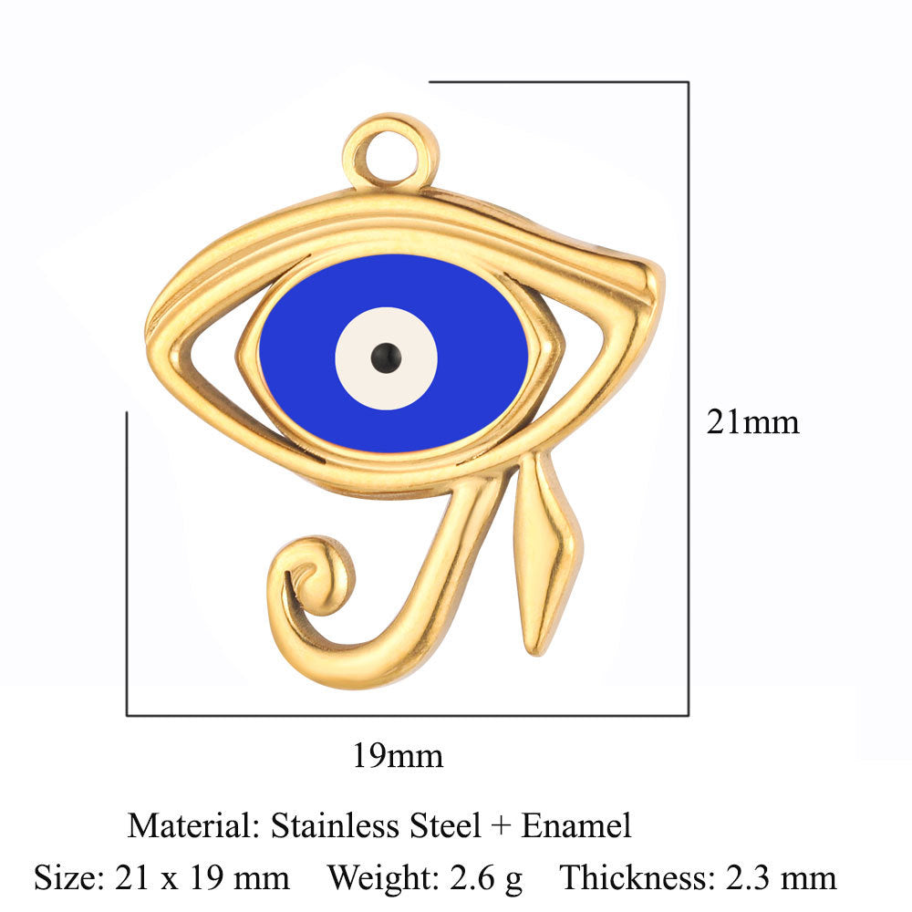 Eyes Stainless Steel Eye Of God Ornament Pendants