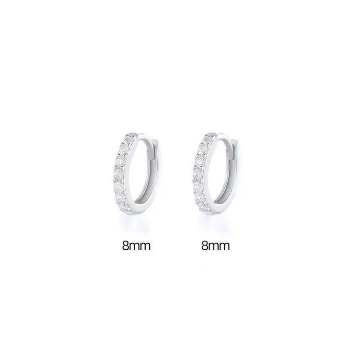 Women's Needle High-grade Super Flash Zircon Light Luxury Refined Grace Earrings