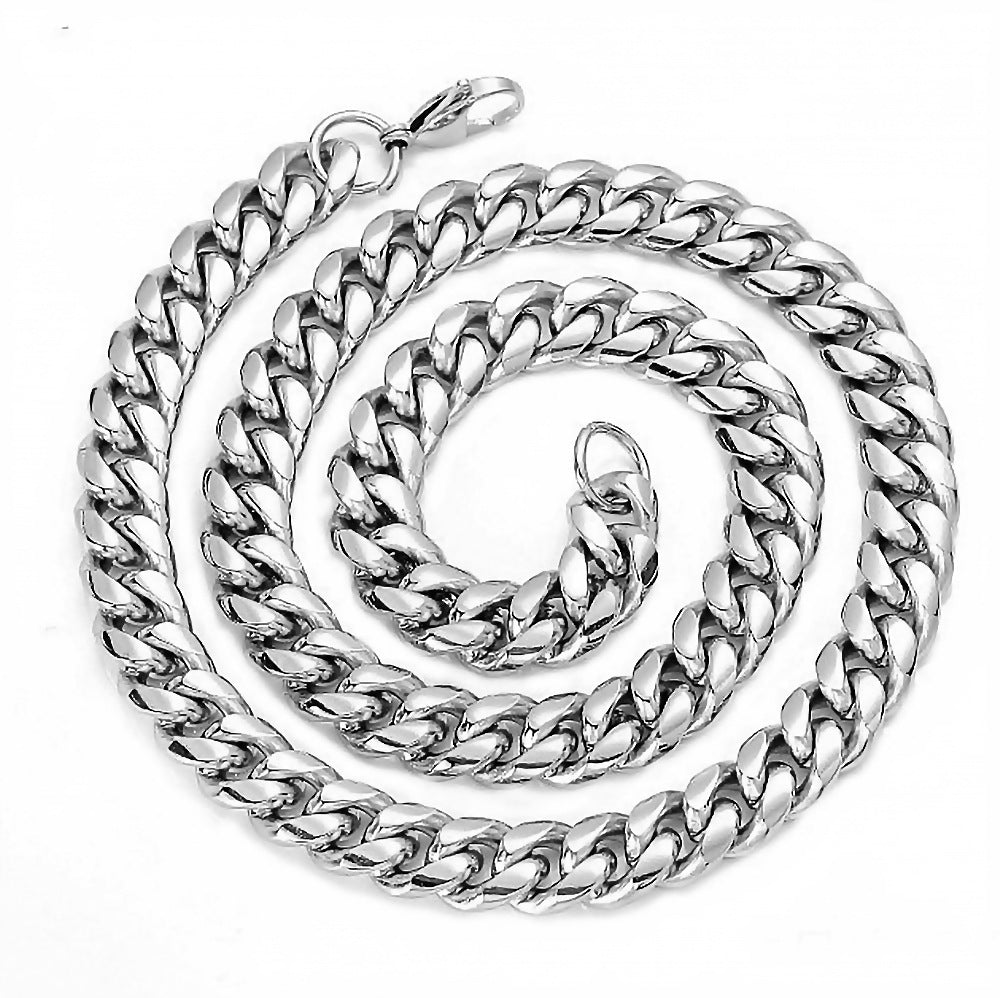 Women's & Men's Hip Hop Retro Style Fashion Cool Chain Couple Street Cuban Necklace