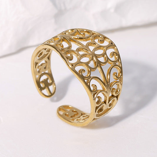 Stainless Steel Retro High-grade Index Finger Rings