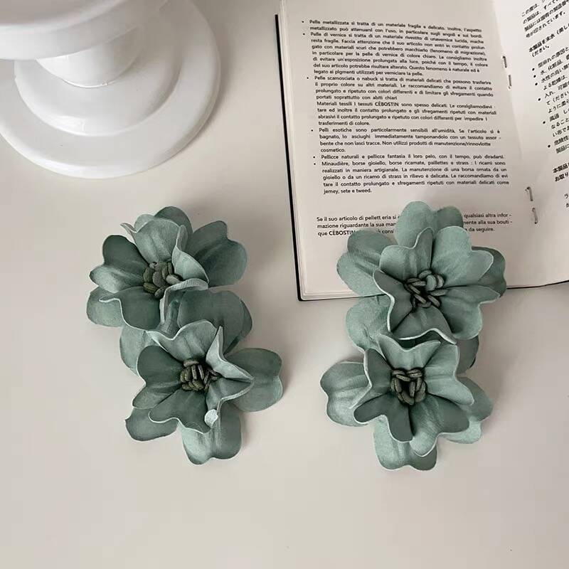 Seaside Vacation Style Flower Tassel Female Atmosphere Fairy Beaded Rings