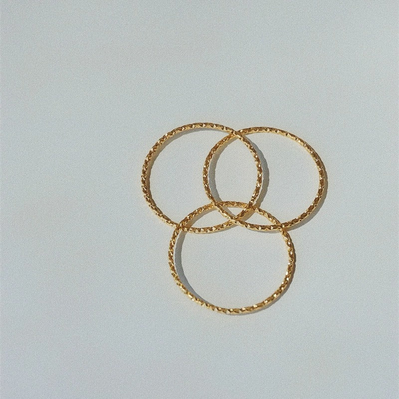 Women's High-grade Trendy Titanium Steel Starry Sky Rings