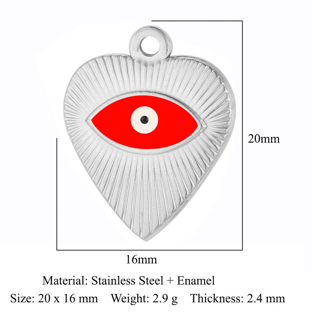 Eyes Stainless Steel Eye Of God Ornament Pendants