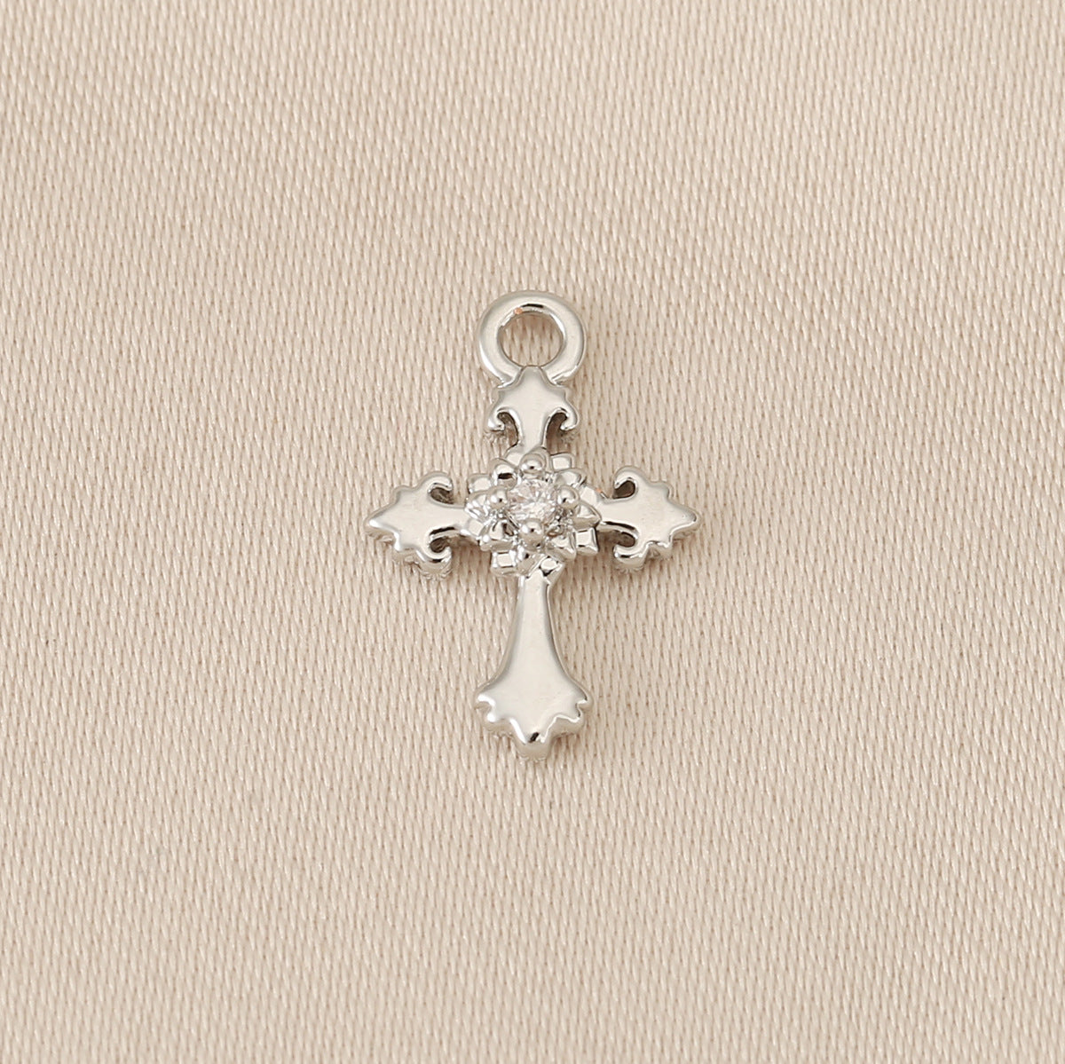 Cool Attractive Zircon Color Retaining Cross Jewelry Accessories