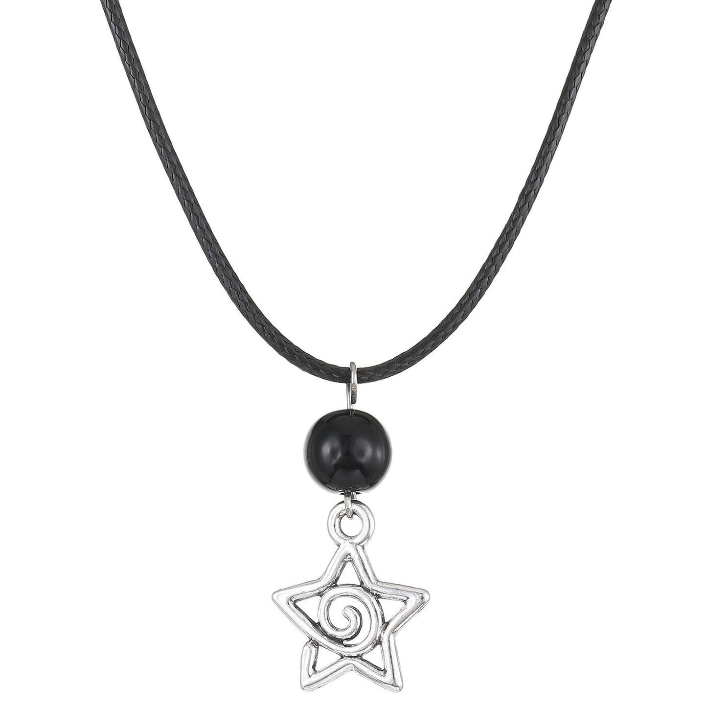 Hop Niche Retro Simple Vortex Pentagram Necklaces