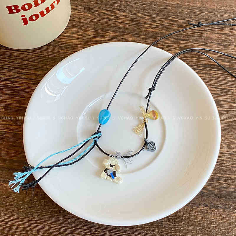 Glaze Beaded Female Cute Apple Czech Beads Necklaces