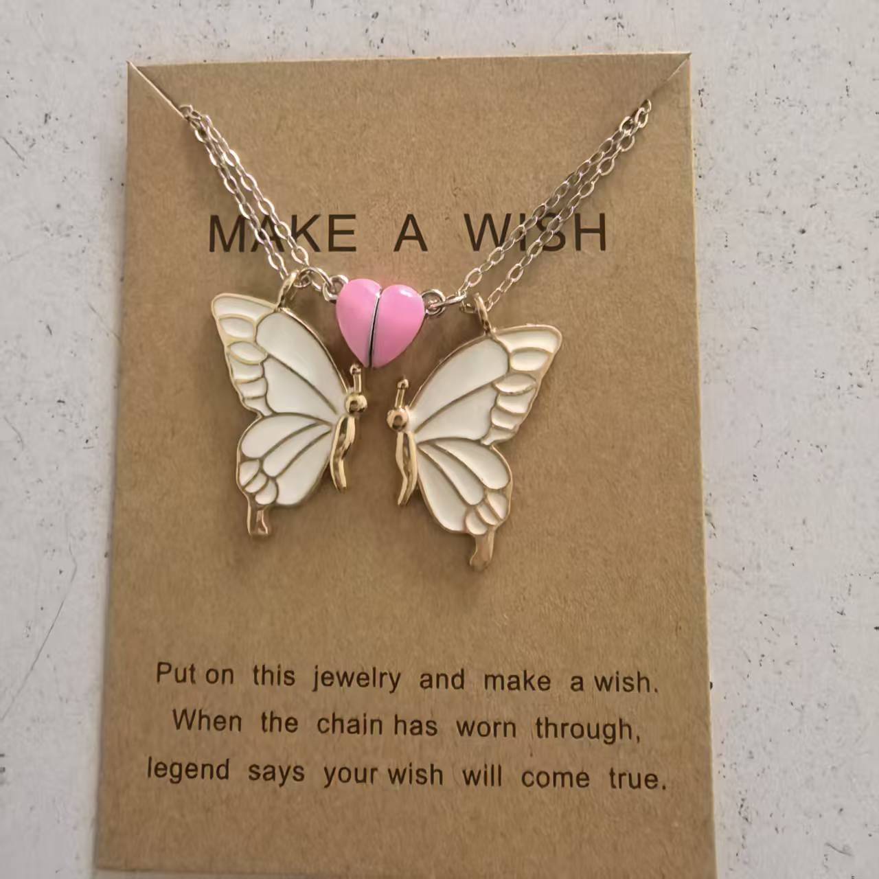 Good Friend Double Color Friendship Suit Necklace