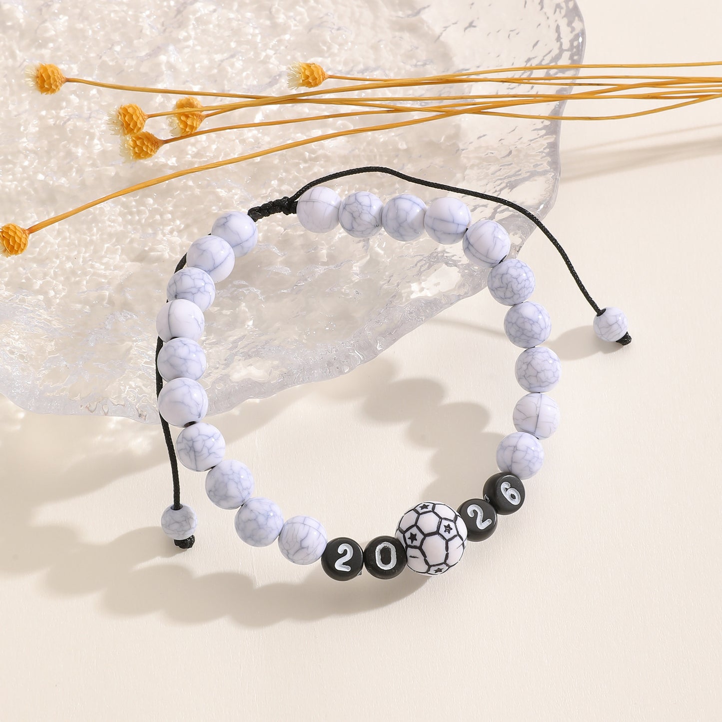 Cup Football Creative Woven Adjustable Commemorative Carrying Bracelet