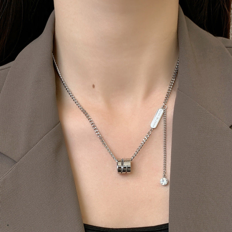 Women's Sweater For Design Hip Hop Sweet Cool Titanium Steel No Necklace