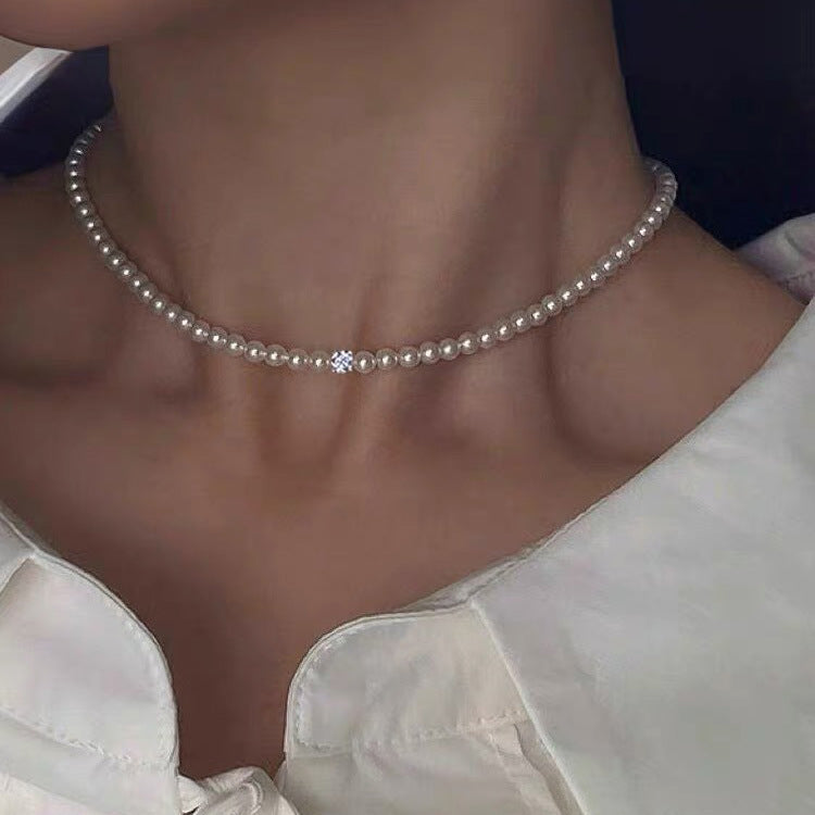 Sense Niche Clavicle Chain Female Slightly Luxury Necklaces