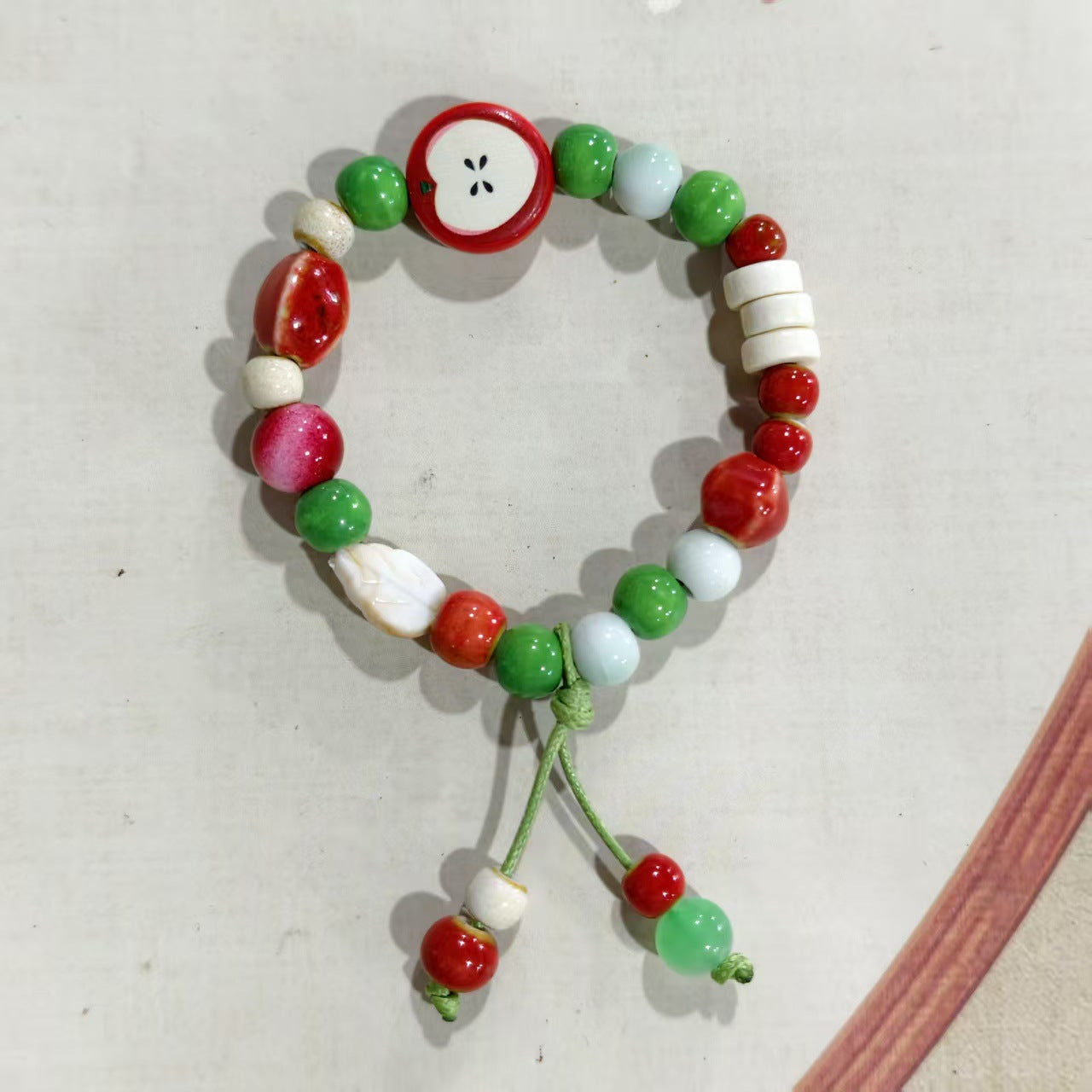 Alloy Ceramic Ethnic Style Single Handmade Filament Bracelet