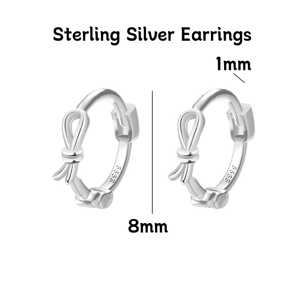 Women's Money Bag For Ear Bone Pure Clips Handmade Rings