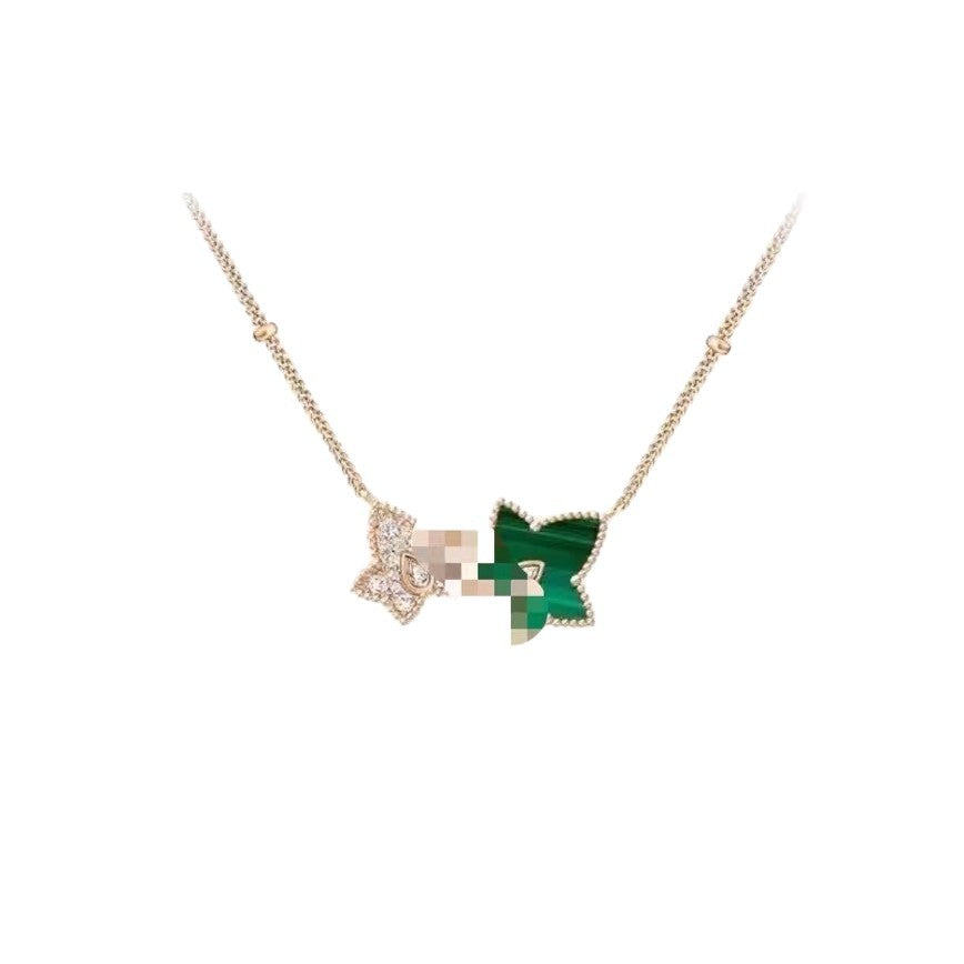 Champagne Double Star Female Tang Wei Necklace