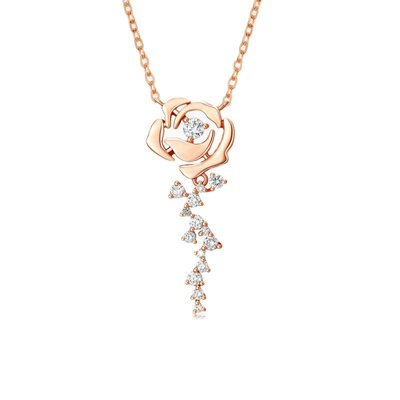 Point Full Series Female Bow Couple Design Clavicle Chain Sweater Necklaces