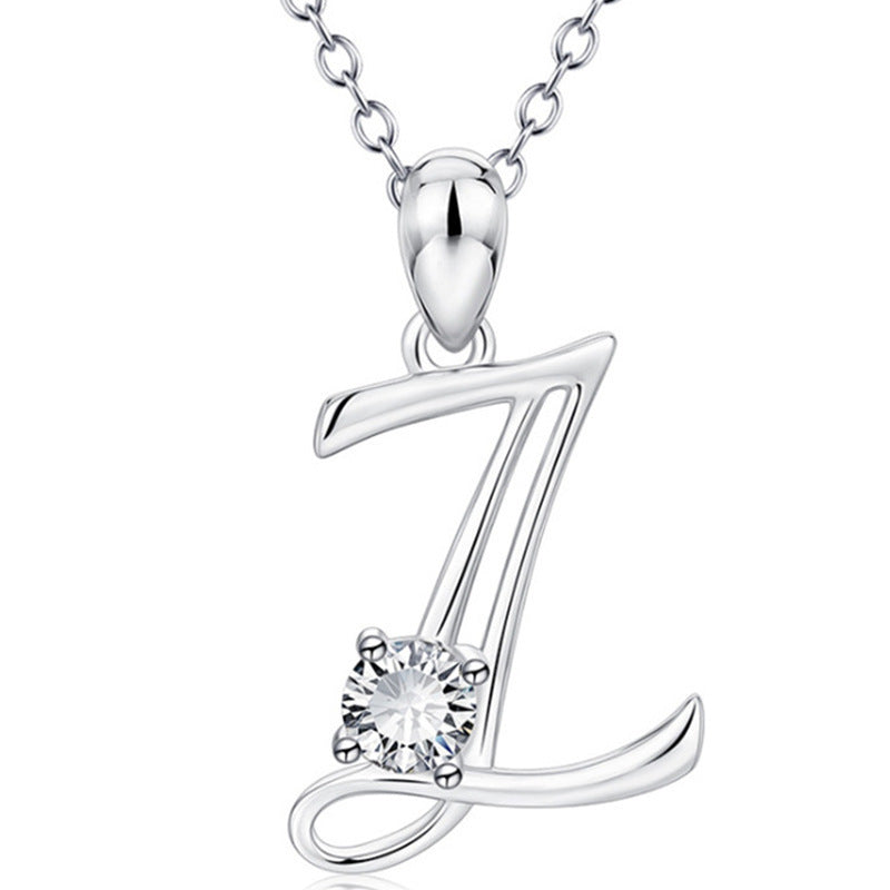 Style English Letters Fashion Jeweled Popular Pendants