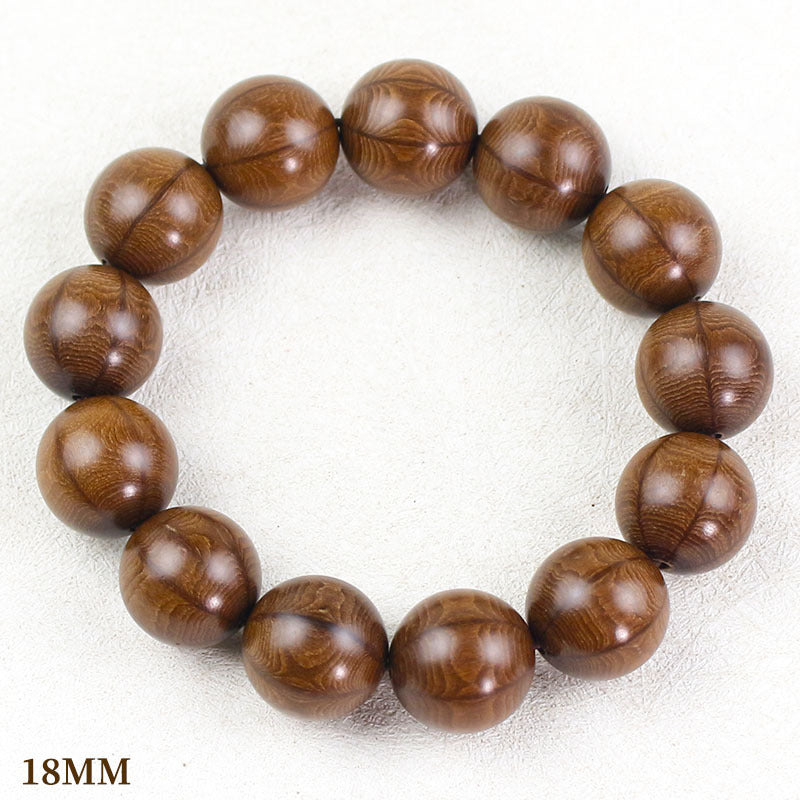 Men's Abelia Beads Wooden Cultural Artifact For Bracelet