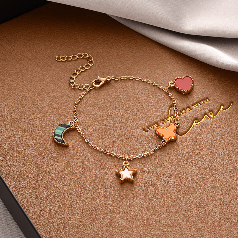 Vintage Pearl Female Style Design Simple Cold Bracelet
