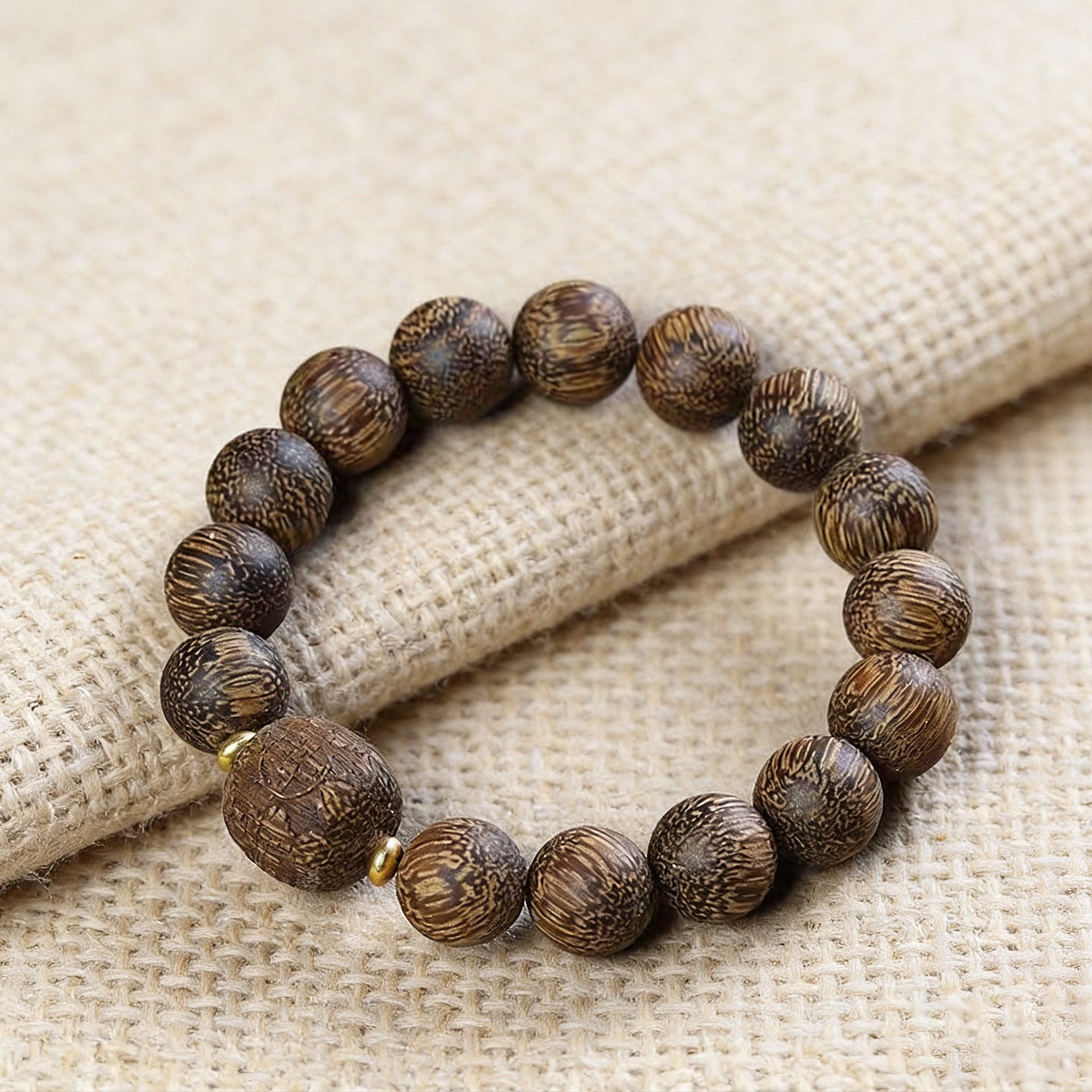 Women's & Men's Vietnam White Eaglewood Sandalwood Wooden Prayer Bracelets