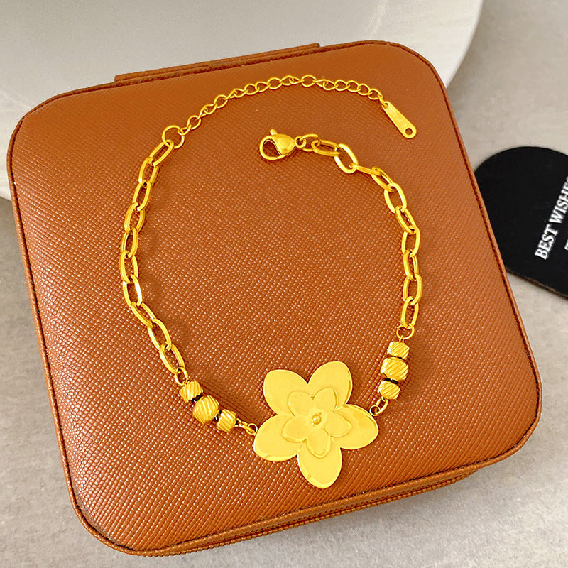 Light Luxury Micro Inlaid Zircon Woven Wire Mesh Fashion Temperament Bracelet