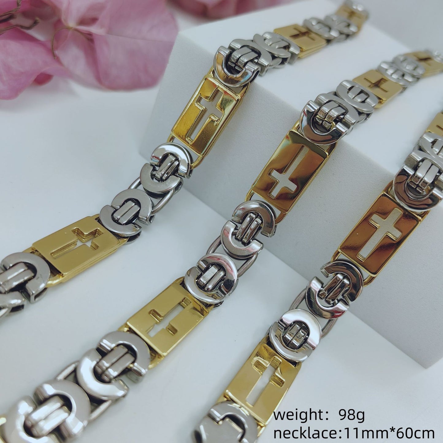 Fashion Trendy Unique Man's Stainless Steel Necklace