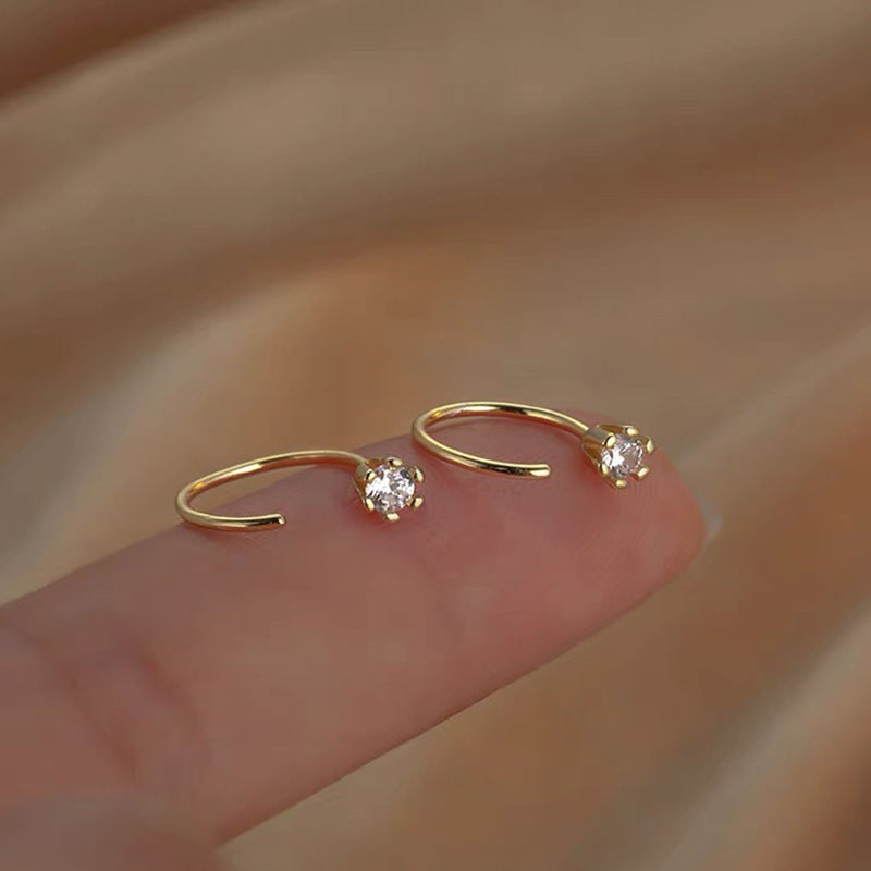 Ear Sleeping No Need To Take Off Fashionable Exquisite Stud Earrings